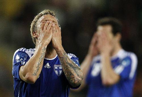 关于芬兰客场负于乌克兰,欧预赛前景不利的信息 关于芬兰客场负于乌克兰,欧预赛前景不利的信息